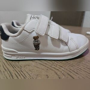 Polo by Ralph Lauren White Dress Shoes with Velcro Straps